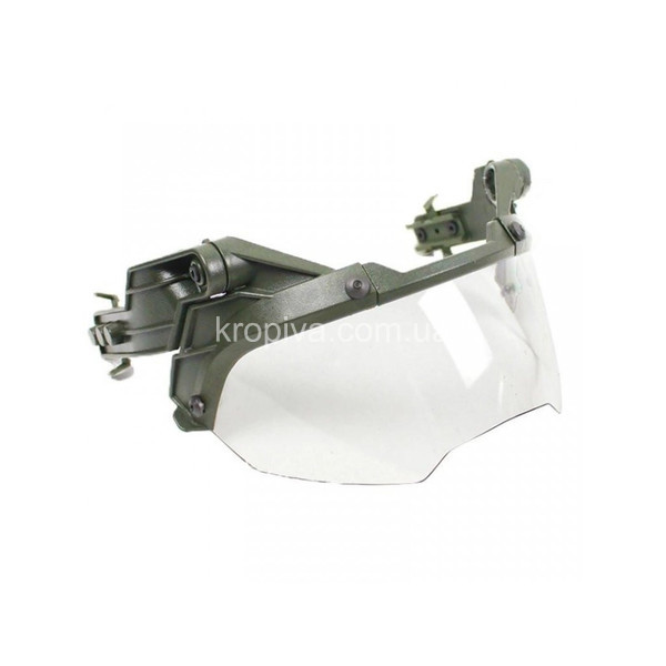 Фліп окуляри з кронштейном на рейку тактичний шолом колір Олива. a00019 оптом 220226-048