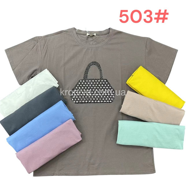 Женская футболка 503 микс оптом 270226-75
