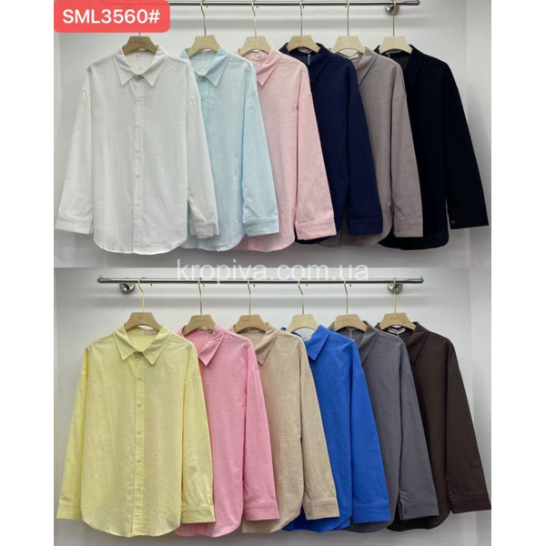 Женская рубашка норма оптом 100326-005