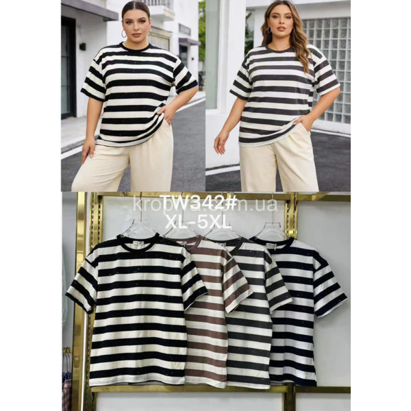 Женская футболка батал оптом 100326-722