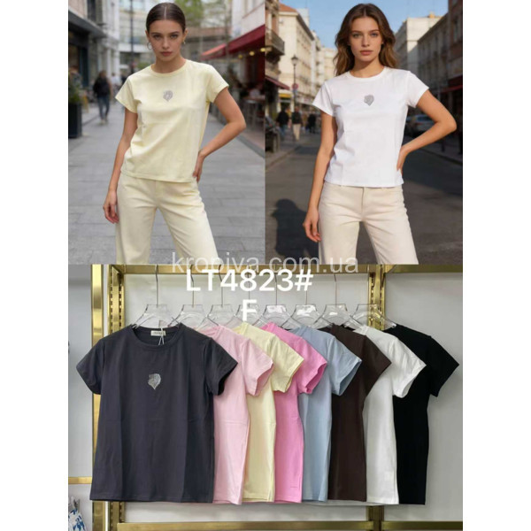 Женская футболка норма микс оптом 100326-752