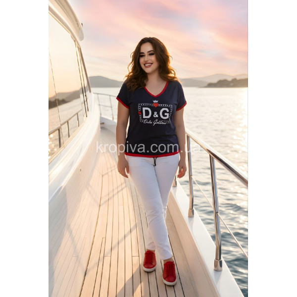 Женская футболка 903 батал оптом 110326-94