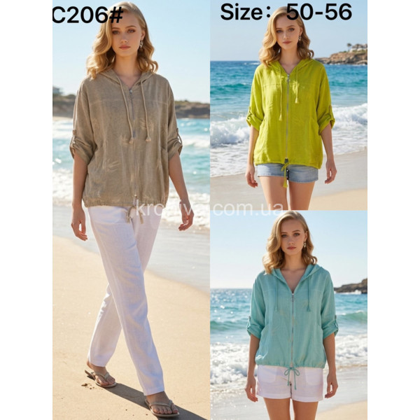 Женская ветровка батал оптом 240326-054