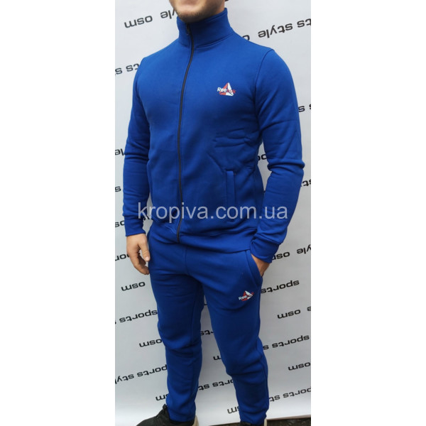 Мужской спортивный костюм на флисе норма оптом  (281020-236)