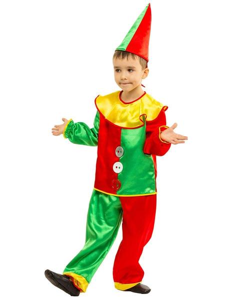 Карнавальный костюм детский Петрушка в зеленом (3g02662117)