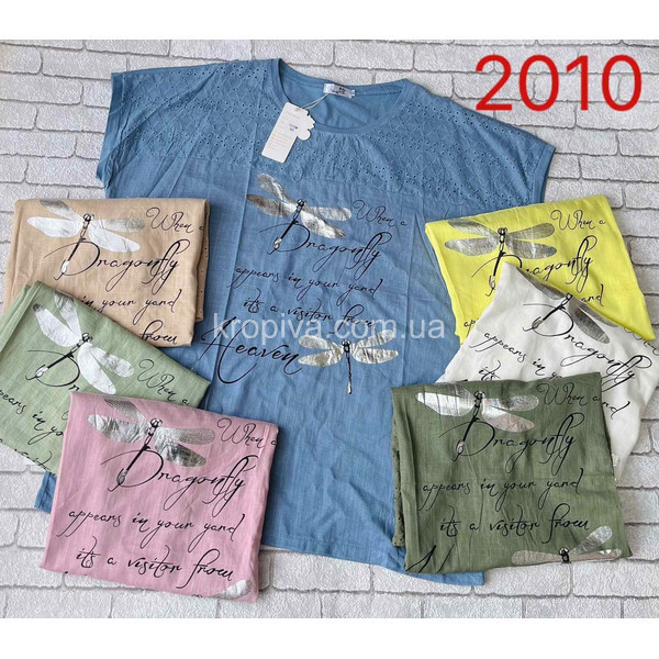 Женская футболка батал микс оптом 200423-733