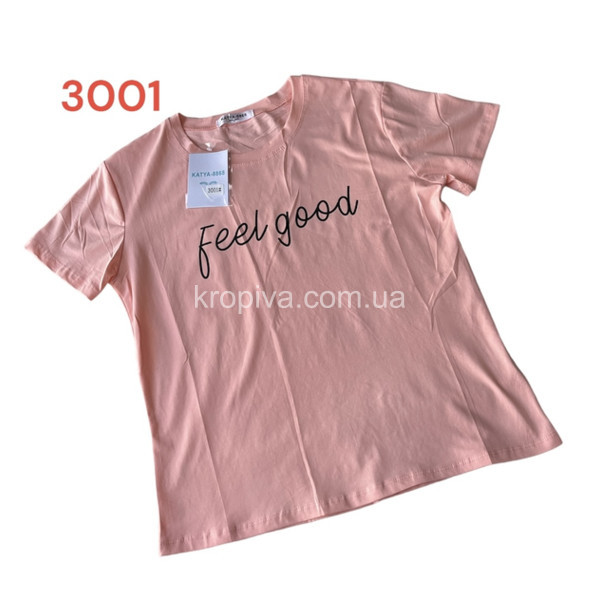 Женская футболка 3001 норма оптом  (210423-236)
