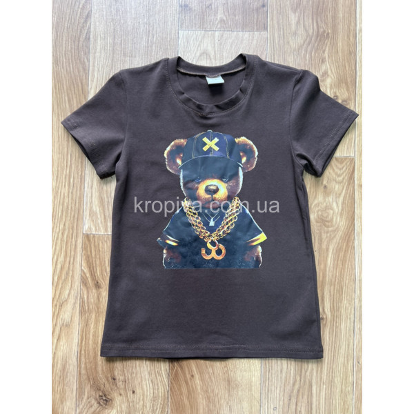 Детская футболка стрейч-кулир 6-10 лет оптом  (060523-623)