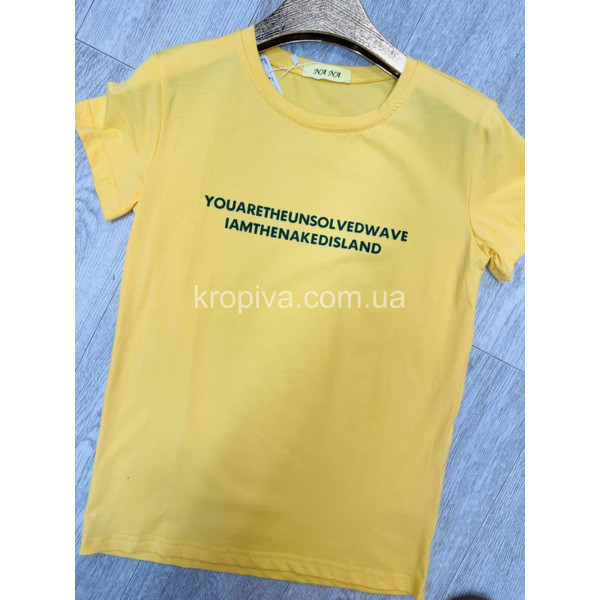 Жіноча футболка норма 44 Туреччина мікс оптом 080523-736