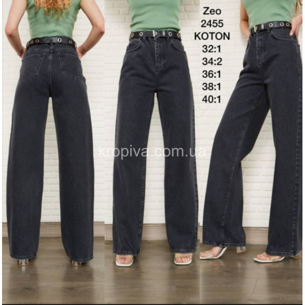Жіночі джинси 2455 труби без ременя норма Туреччина оптом 200723-626