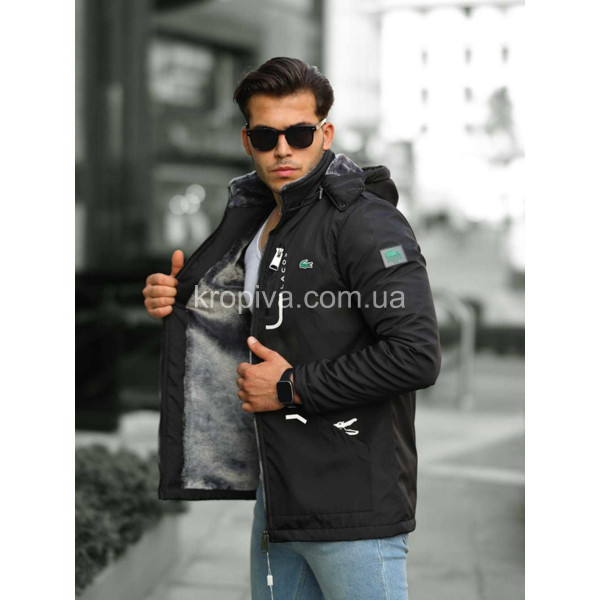 Мужская куртка зима Softshell на меху Турция оптом 250923-688