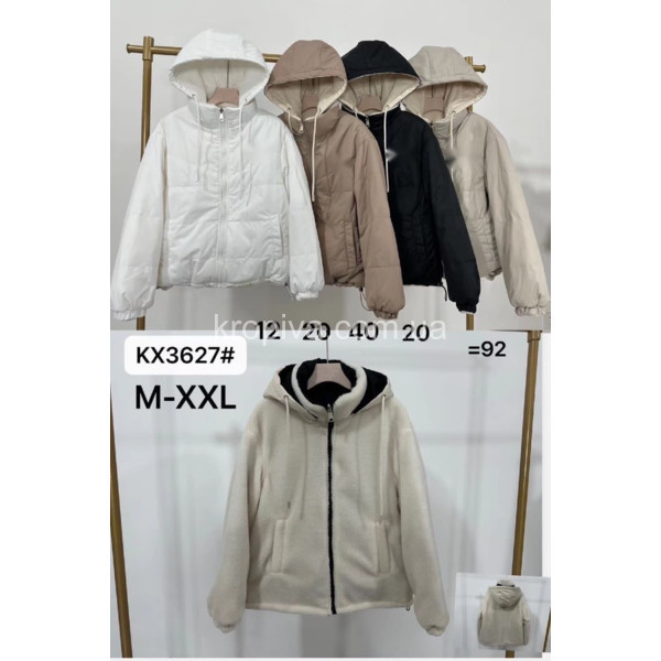Жіноча куртка двостороння весна норма оптом 280124-488