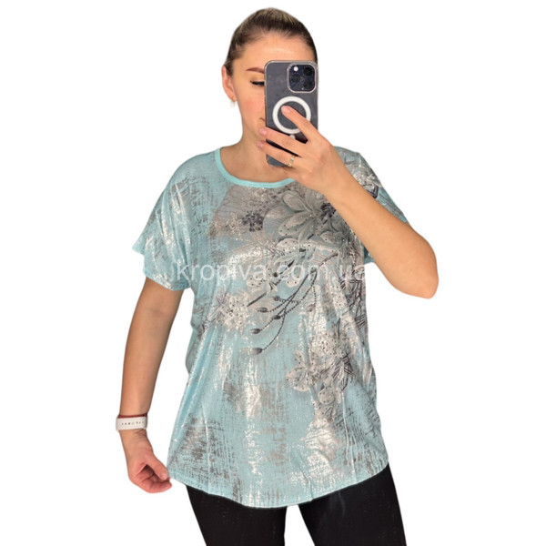 Жіноча футболка олія Н2012 оптом  (270224-690)