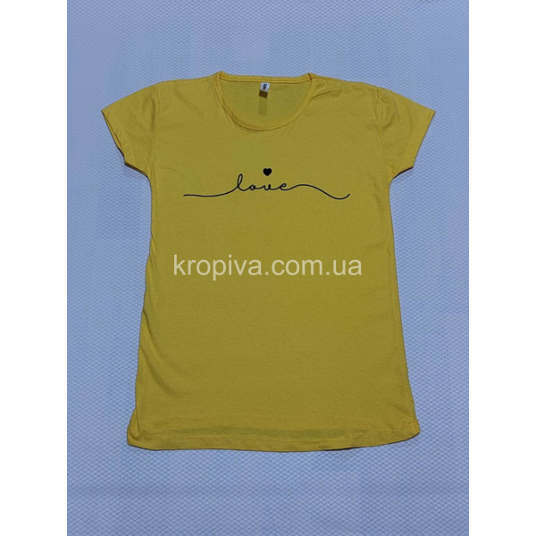 Жіноча футболка норма оптом  (010324-524)
