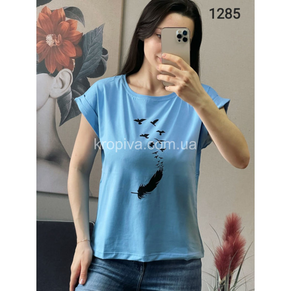 Женская футболка норма оптом  (270324-193)