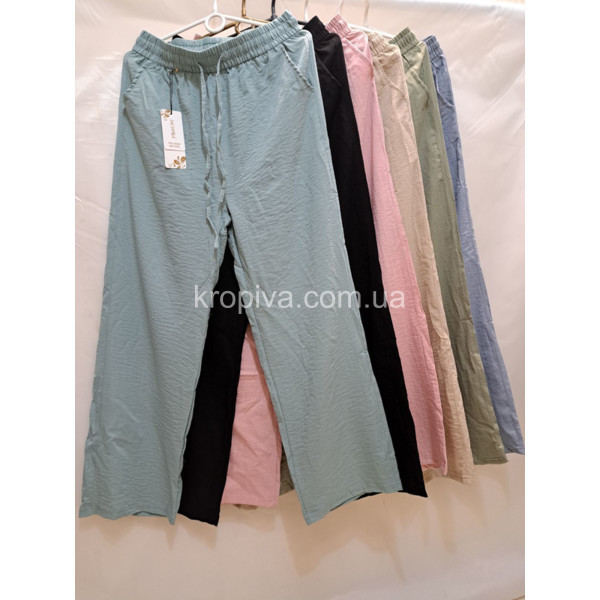 Жіночі штани 5216 напівбатал мікс оптом  (030424-287)