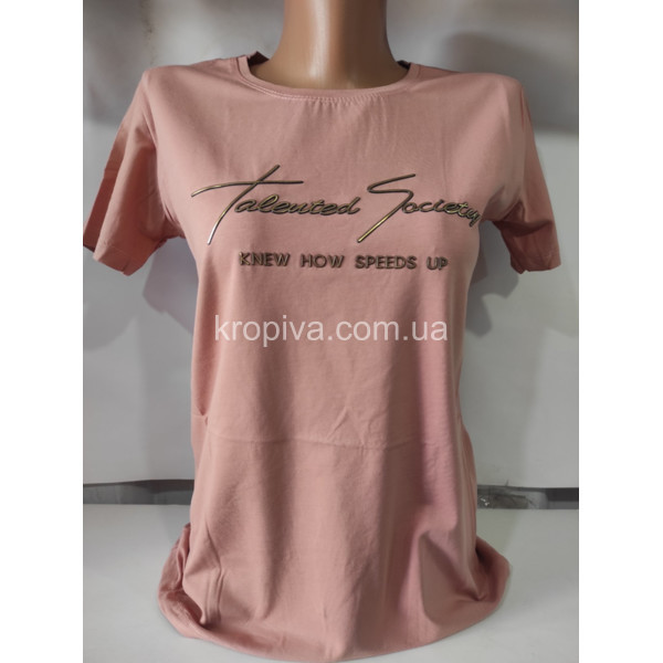 Женская футболка норма Турция микс оптом  (070424-679)