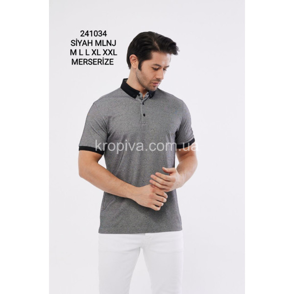Мужская футболка-поло норма Турция оптом  (140424-617)