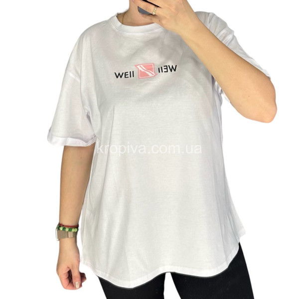 Жіноча футболка 54009 батал оптом  (240424-608)