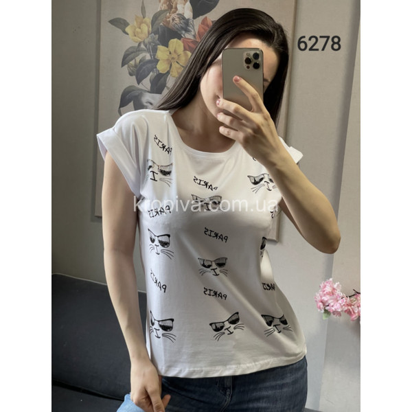 Жіноча футболка напівбатал мікс оптом  (030524-512)
