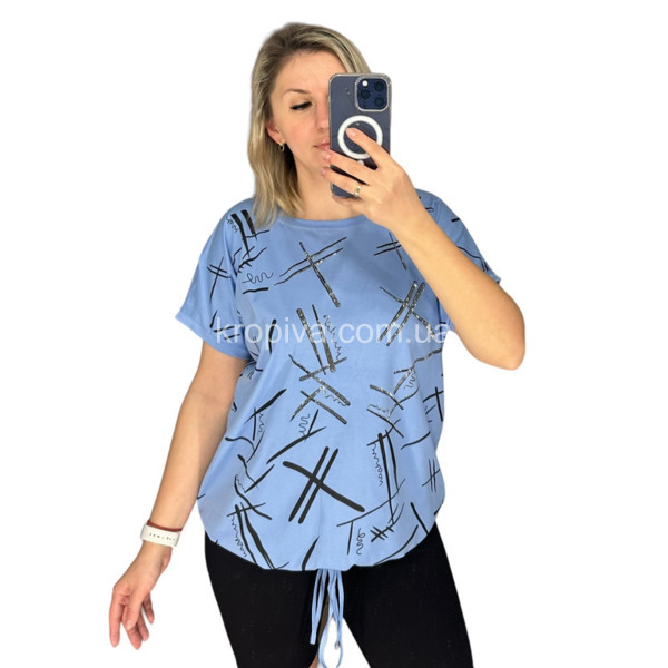 Женская футболка 52119 батал оптом  (050524-713)