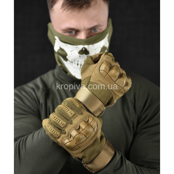 Рукавицы тактические полнопалые силикон оптом для ЗСУ оптом 050624-627