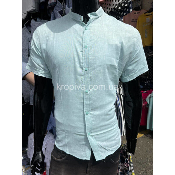 Чоловіча сорочка льон батал оптом 010724-740