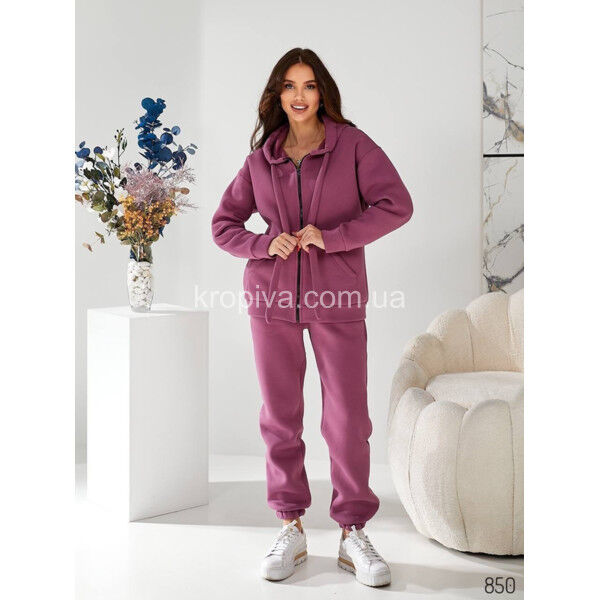 Женский спортивный костюм 850 трехнитка оптом 031124-764