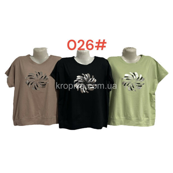 Женская футболка батал оптом 150225-459