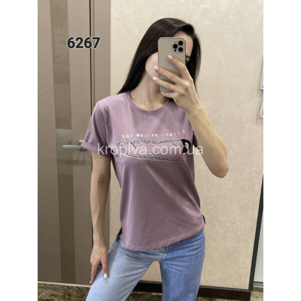 Женская футболка норма микс оптом 050325-352