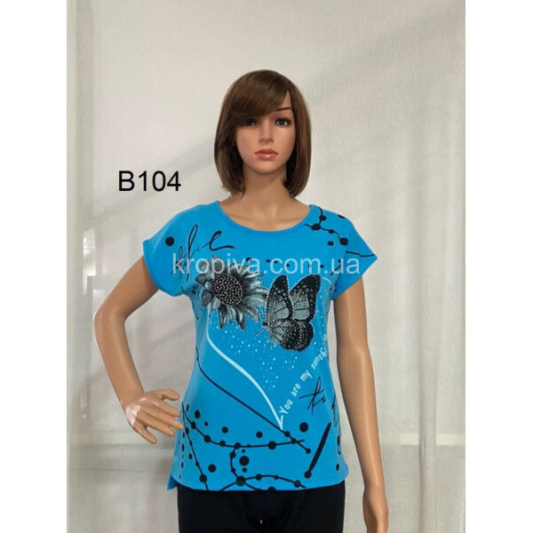Женская футболка-туника норма микс оптом 230325-673