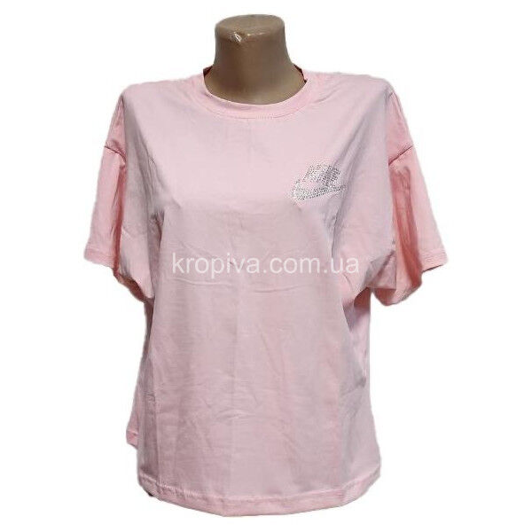 Женская футболка батал оверсайз оптом  (270325-631)