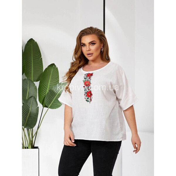 Женская футболка 2413 батал оптом 150325-473