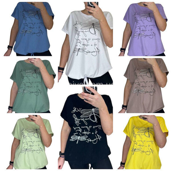 Женская футболка 25306 оптом 040425-616