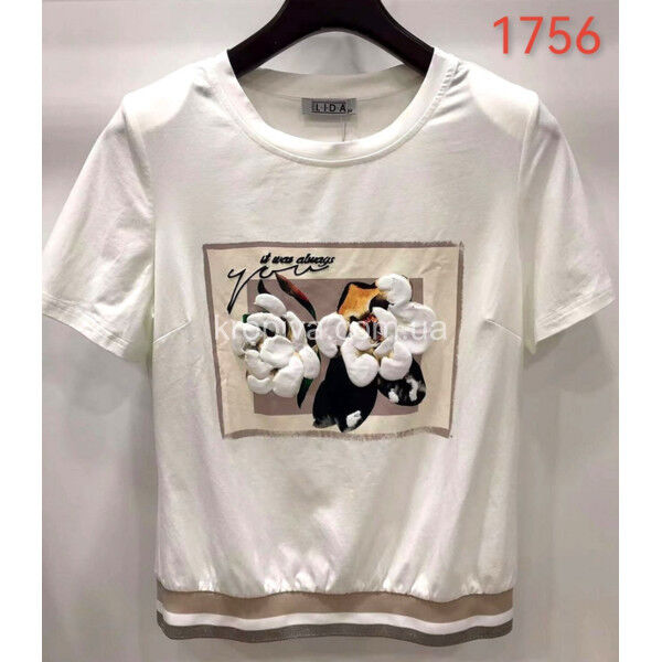 Женская футболка 1756 батал оптом 090525-068