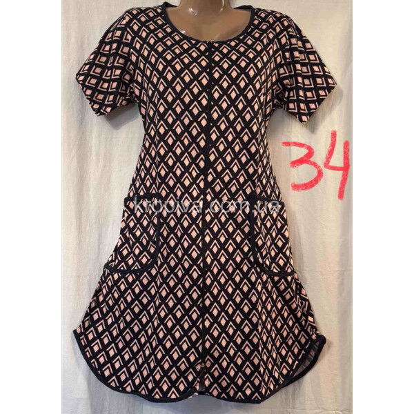 Женский халат Р17 полубатал микс оптом 120525-623