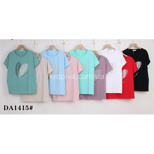 Жіноча футболка DА 1415 батал мікс оптом 140525-0111
