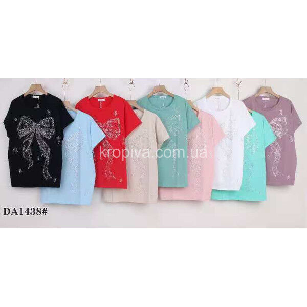 Женская футболка DА 1438 батал микс оптом 140525-0131