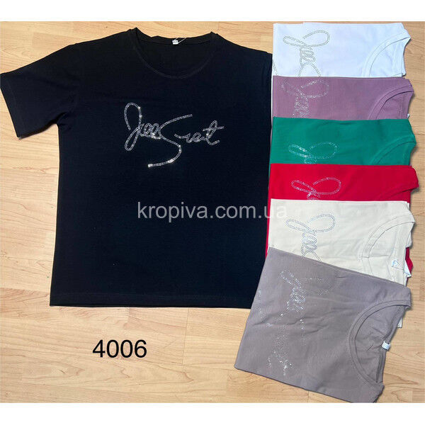 Жіноча футболка напівбатал мікс оптом 090625-769