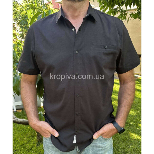 Мужская рубашка лен норма Турция оптом 020725-753