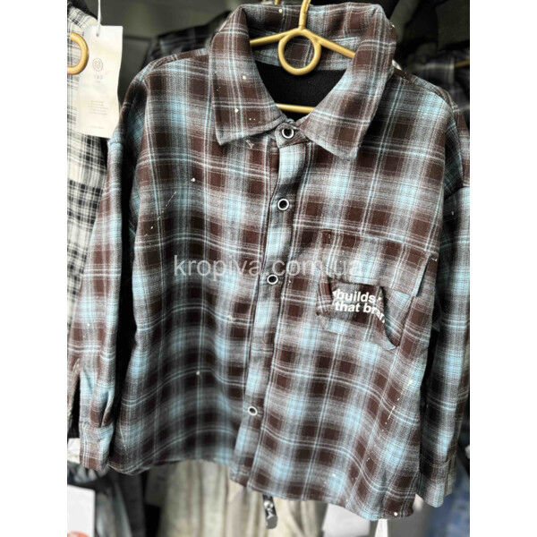 Детская рубашка школа оптом 160725-36