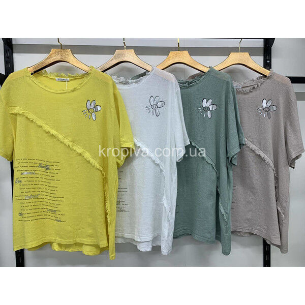 Женская футболка 9588 батал оптом 240725-094