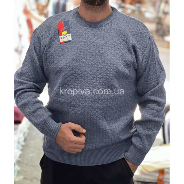 Мужской свитер шерсть батал Турция оптом 150825-760