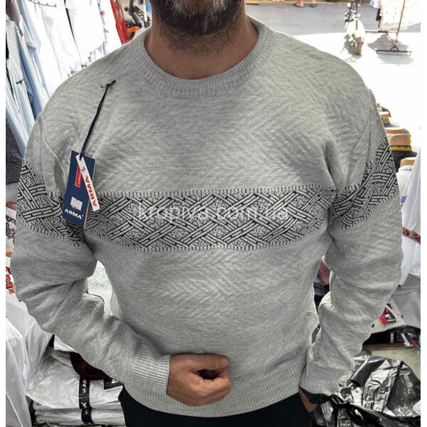 Мужской свитер шерсть норма Турция оптом 180825-639