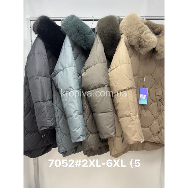 Женская куртка 7052 батал оптом 200825-0235