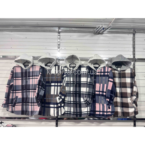 Женский кардиган-рубашка норма оптом 180825-671