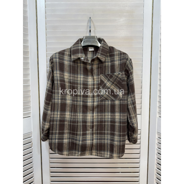 Детская рубашка фланель оптом 240825-721