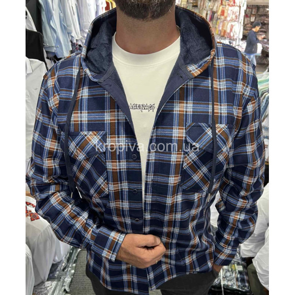 Мужская рубашка капюшон Турция оптом 290825-737