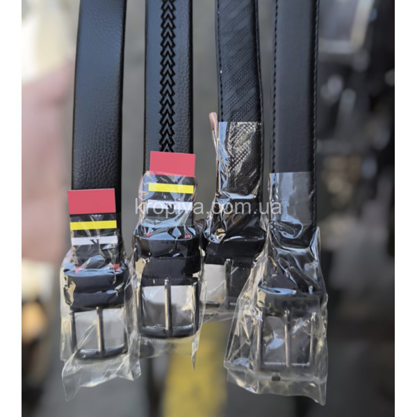 Чоловічий ремінь шкірзам оптом 030925-606