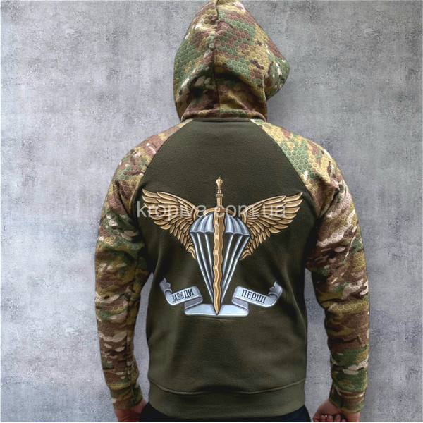 Мужская флисовая кофта норма оптом 130925-0236